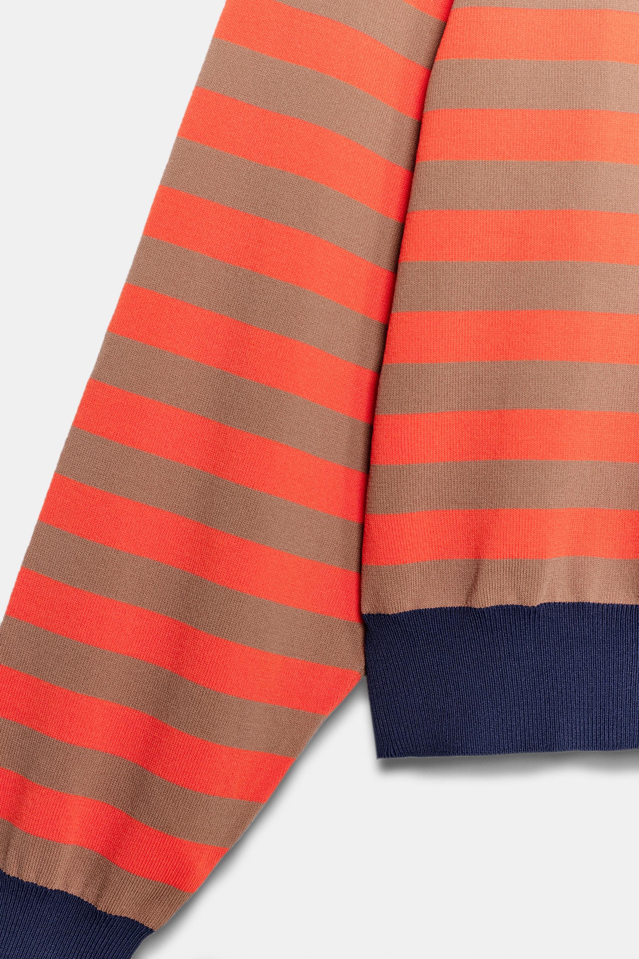 STRIPED KNIT JUMPER